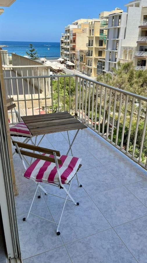 Sea View And Valley View Flat In Marsalforn Apartment Bagian luar foto